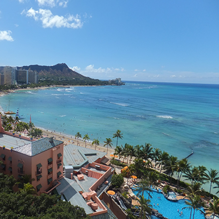 【写真】ホノルル市の景観